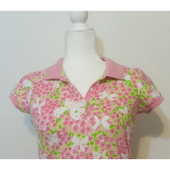 Lilly Pulitzer Youth Size 14 Vintage White Label Floral Dress Preppy Cottage - Picture 2 of 9